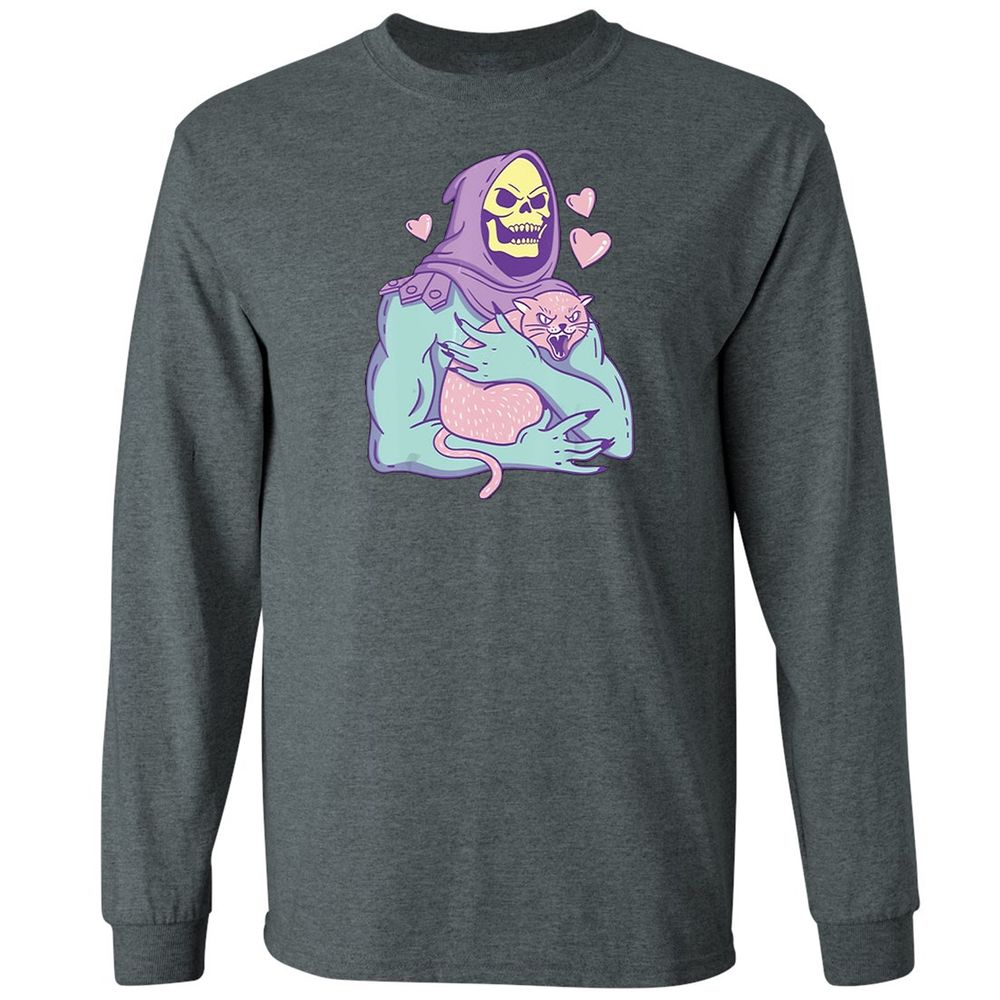 Long Sleeve T-Shirt - M6N3KFMJ - Dark Heather - 15