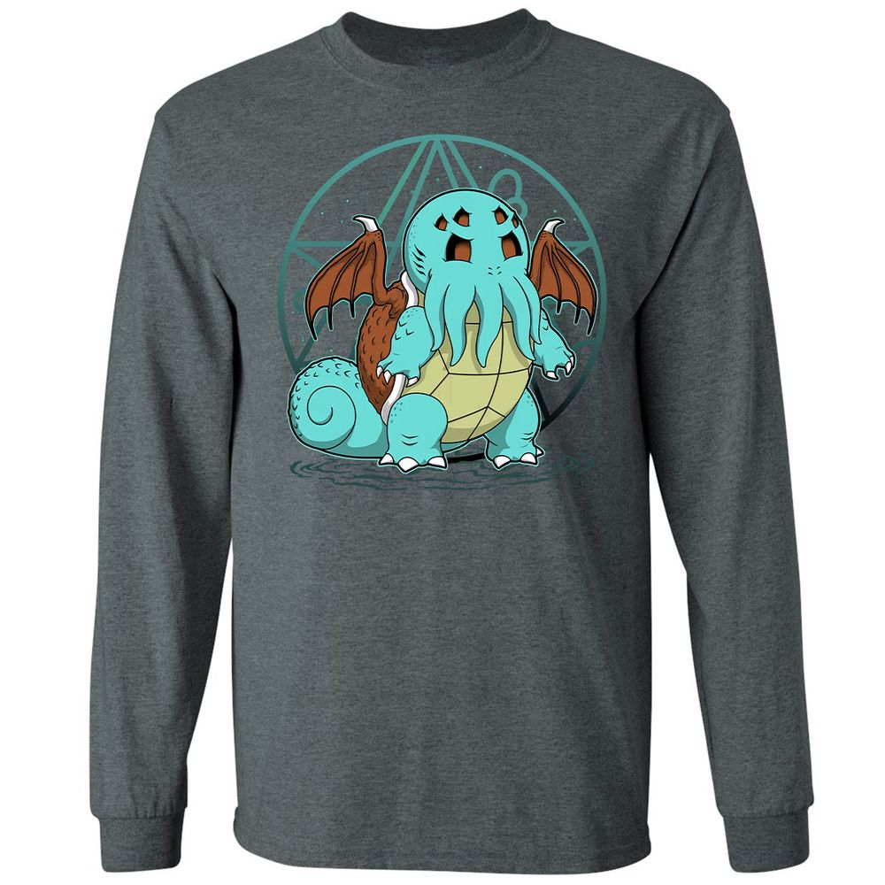 Long Sleeve T-Shirt - J8QZZFA5 - Dark Heather - 15