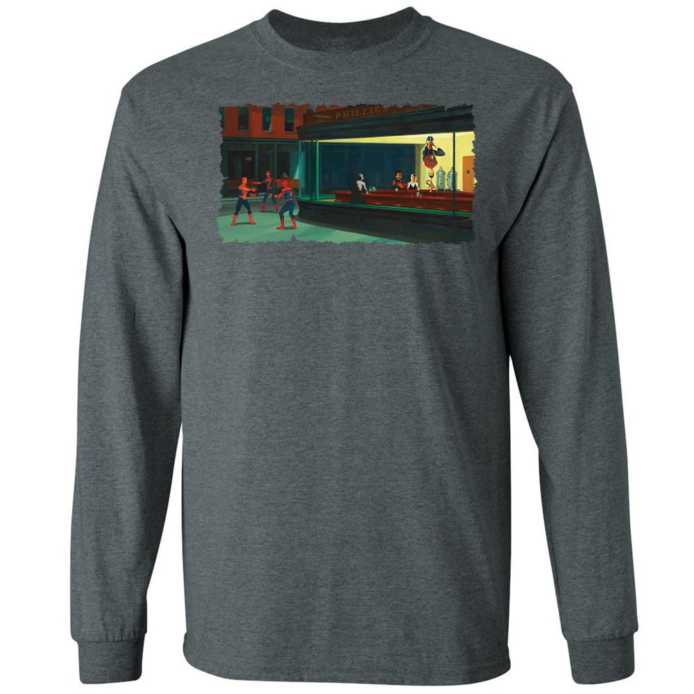 Long Sleeve T-Shirt - K7EKEPWV - Dark Heather - 15