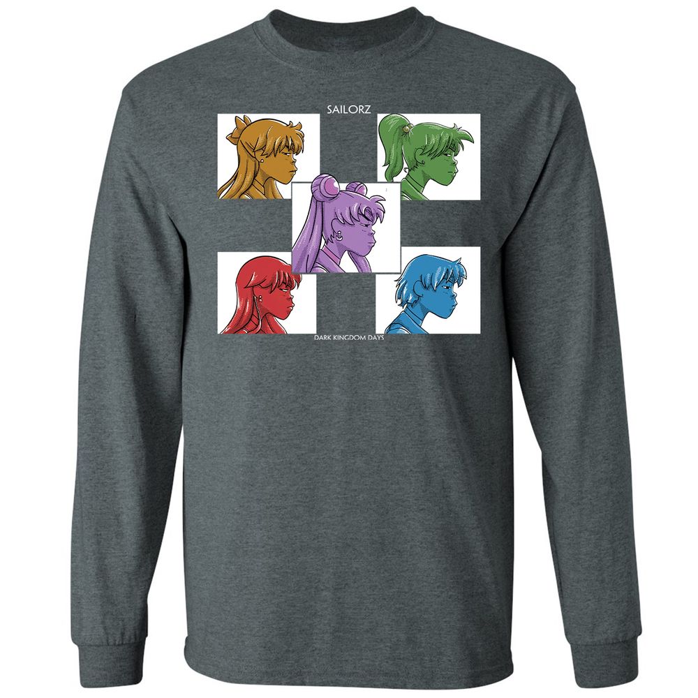 Long Sleeve T-Shirt - VXZZD6P4 - Dark Heather - 15