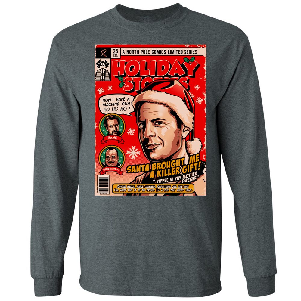 Long Sleeve T-Shirt - W7SXNDXL - Dark Heather - 15