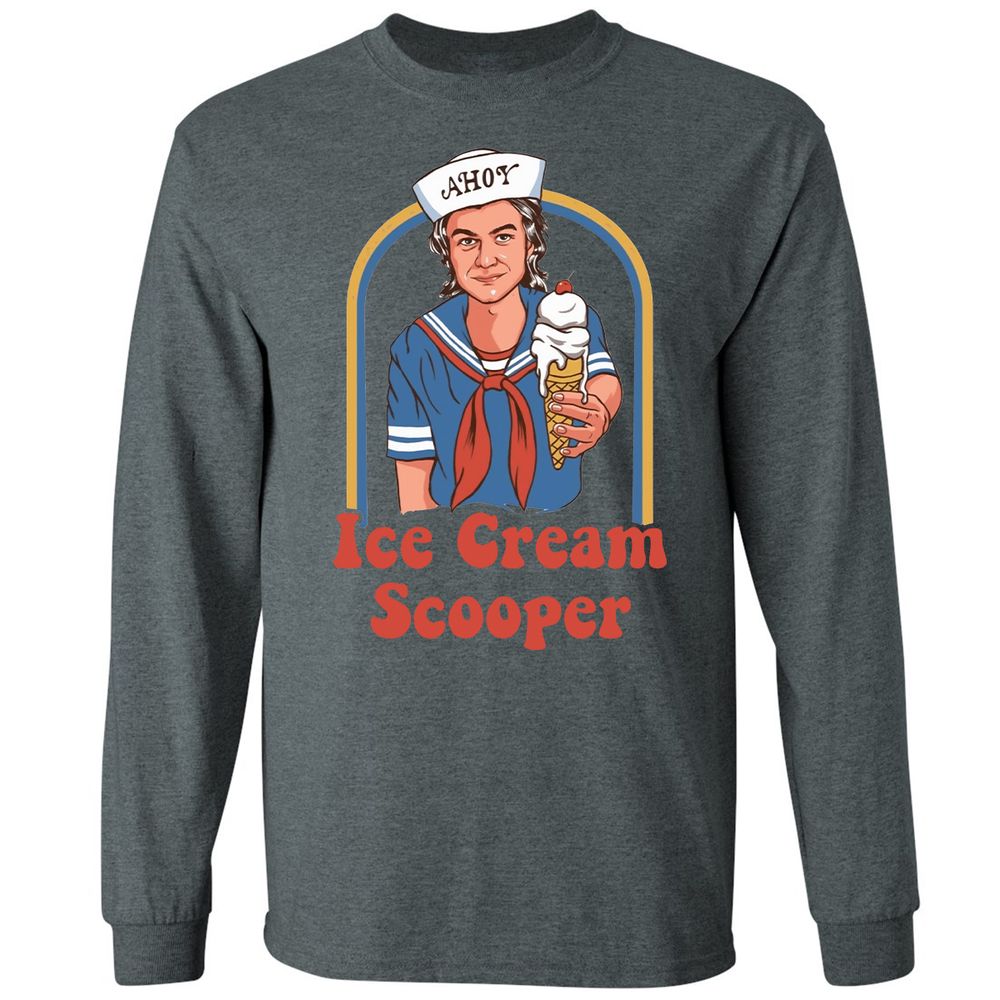 Long Sleeve T-Shirt - 2QKD4BNF - Dark Heather - 15