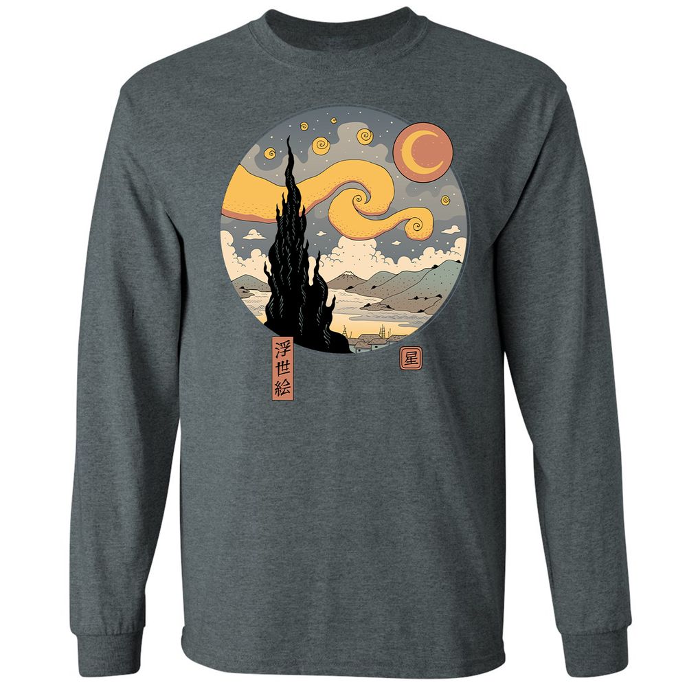 Long Sleeve T-Shirt - 8KM2BNY2 - Dark Heather - 15