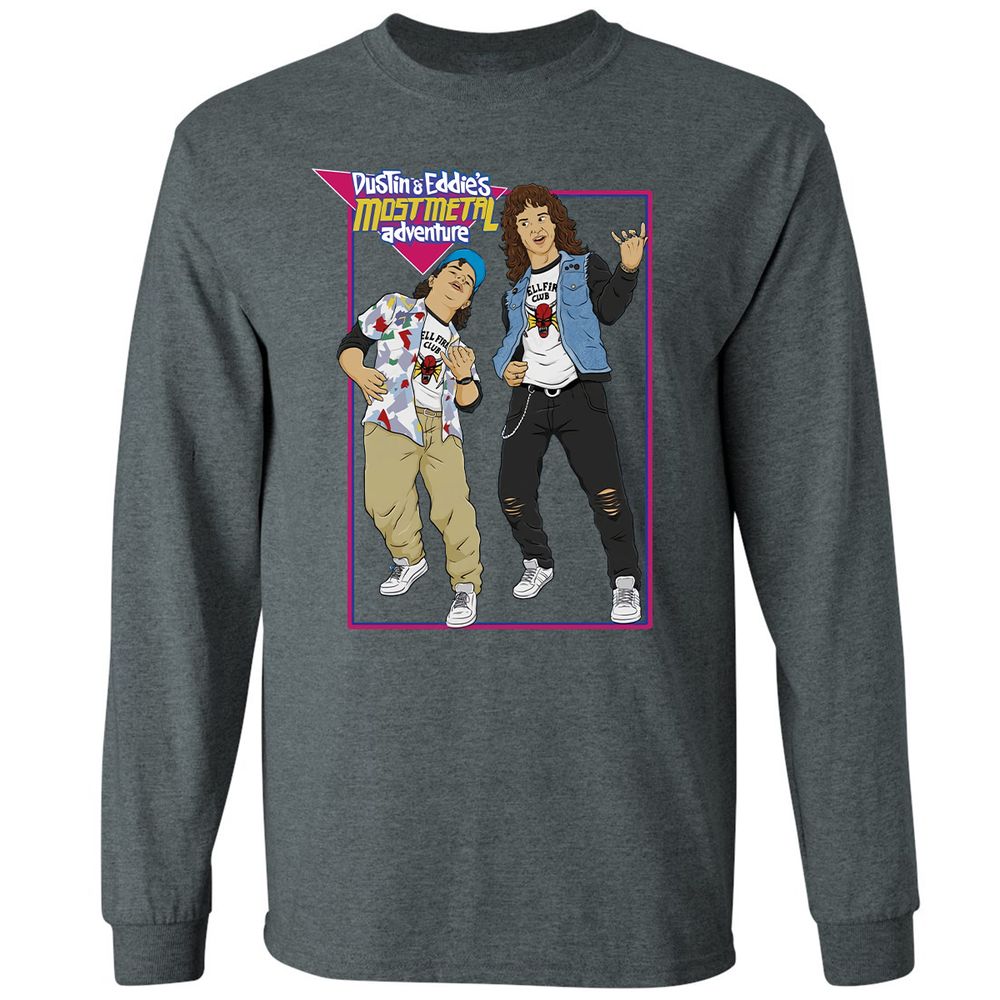 Long Sleeve T-Shirt - VFY7U27P - Dark Heather - 15