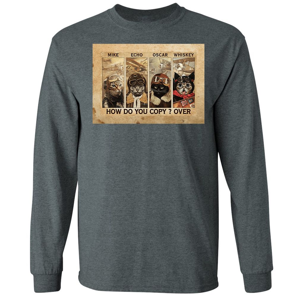 Long Sleeve T-Shirt - 4ZMTXSZA - Dark Heather - 15