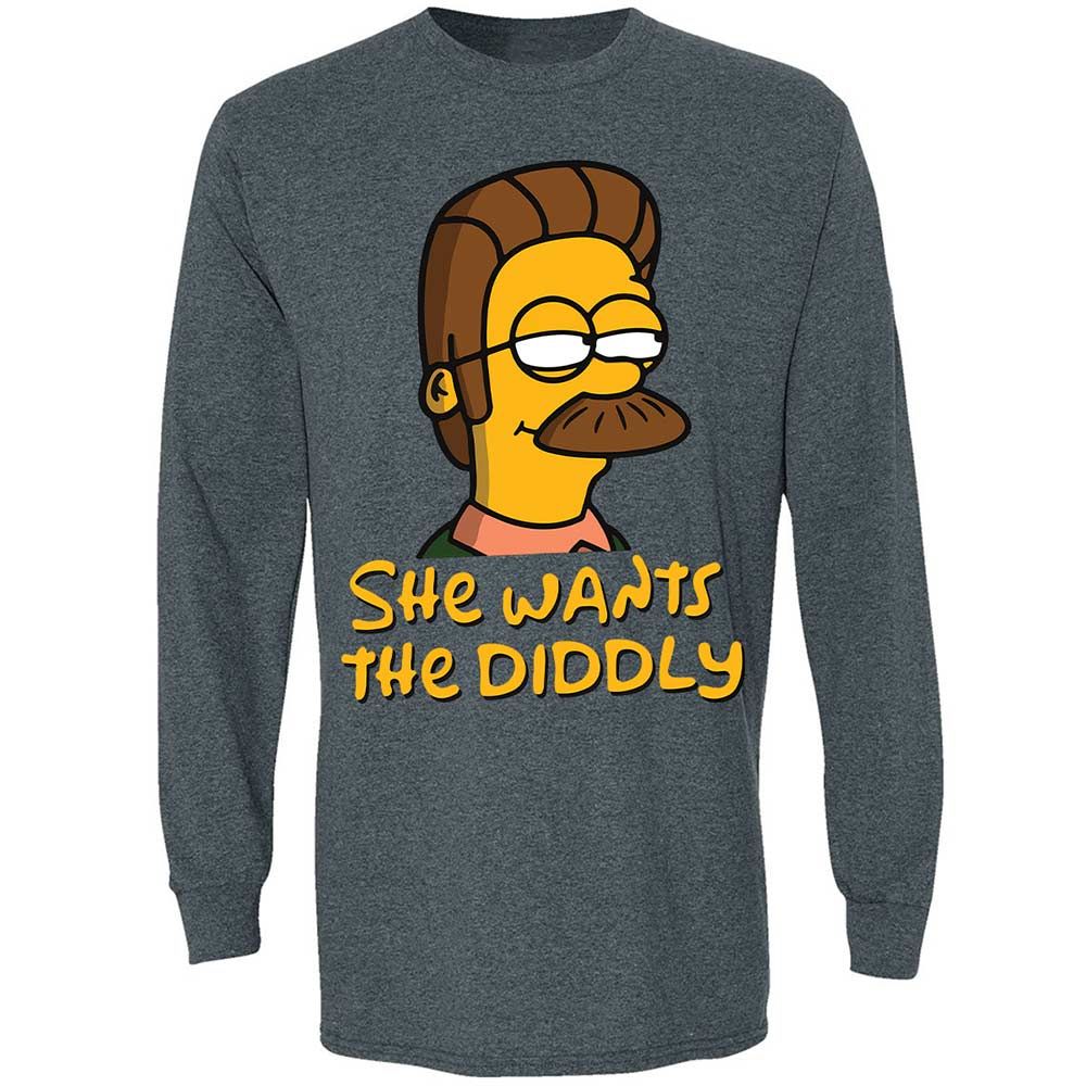 She Wants The Diddly - Dark Heather - 15