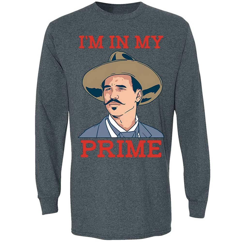 Long Sleeve T-Shirt - HJMHSQ6L - Dark Heather - 15