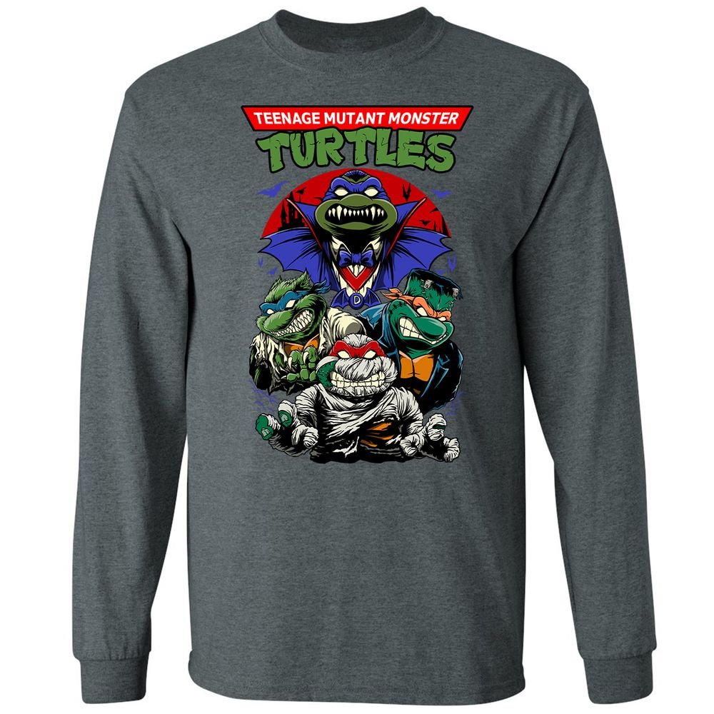 Long Sleeve T-Shirt - N9V5LSQU - Dark Heather - 15