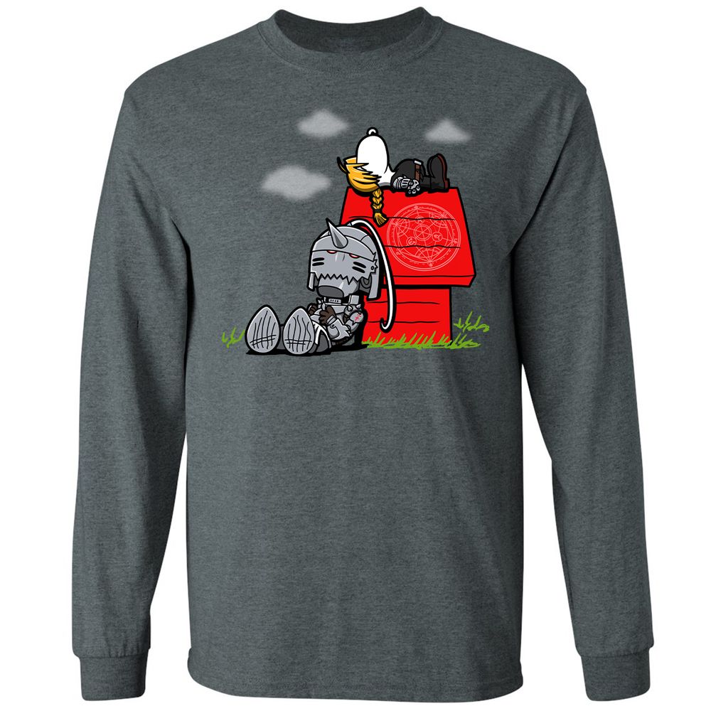Long Sleeve T-Shirt - 2Q6ULEG9 - Dark Heather - 15