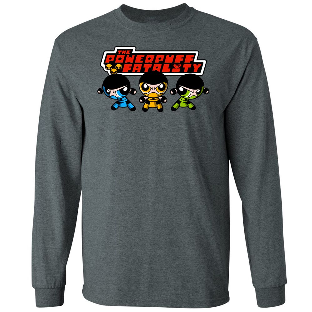 Long Sleeve T-Shirt - QPYDRZFX - Dark Heather - 15