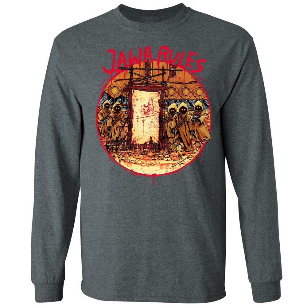 Long Sleeve T-Shirt - HUH5HDRT - Dark Heather - 15