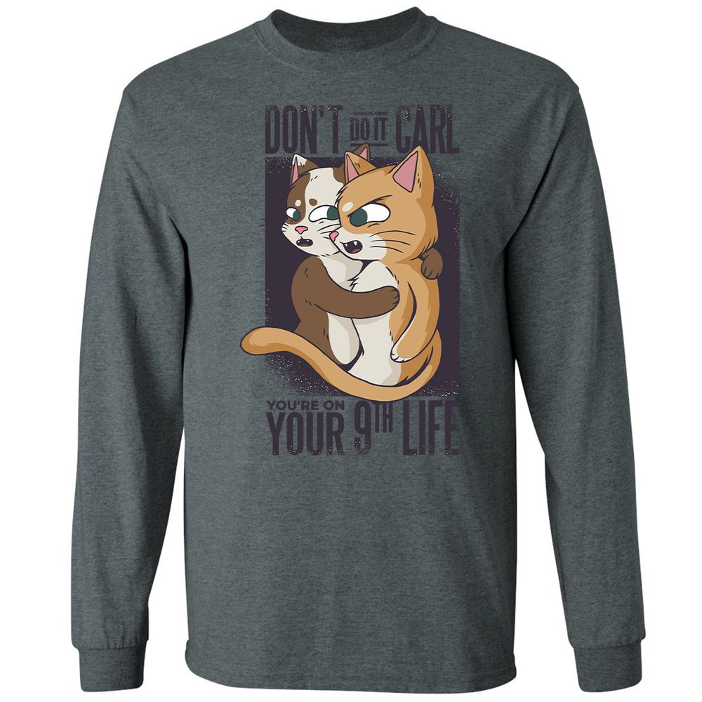 Long Sleeve T-Shirt - 4KFJZN6M - Dark Heather - 15