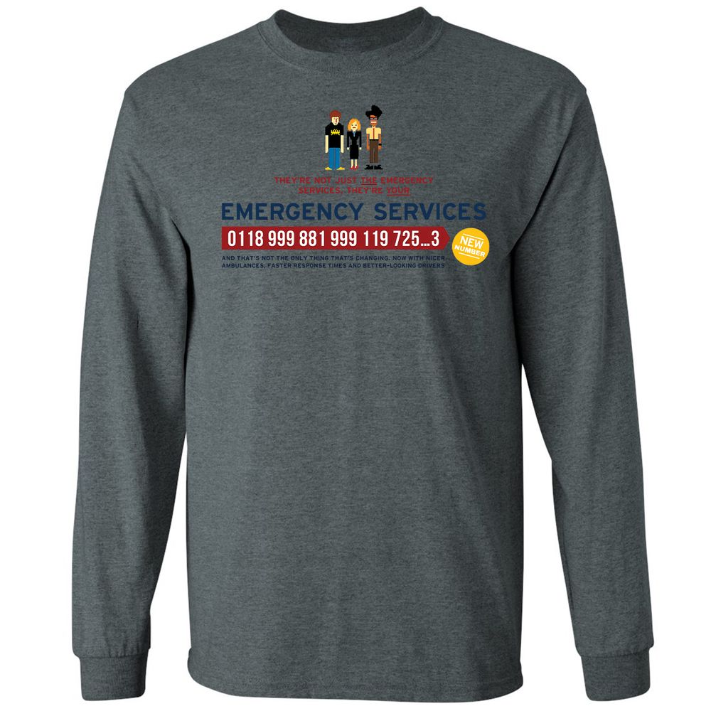 Long Sleeve T-Shirt - PDB65GR8 - Dark Heather - 15