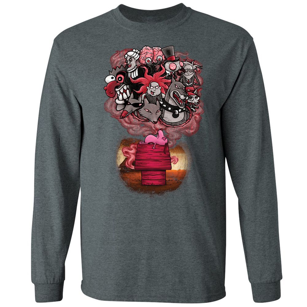 Long Sleeve T-Shirt - RQ9HBN2Q - Dark Heather - 15