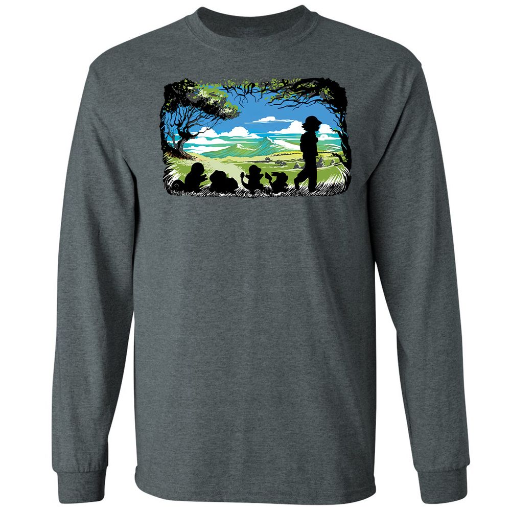 Long Sleeve T-Shirt - CN9NVTKC - Dark Heather - 15