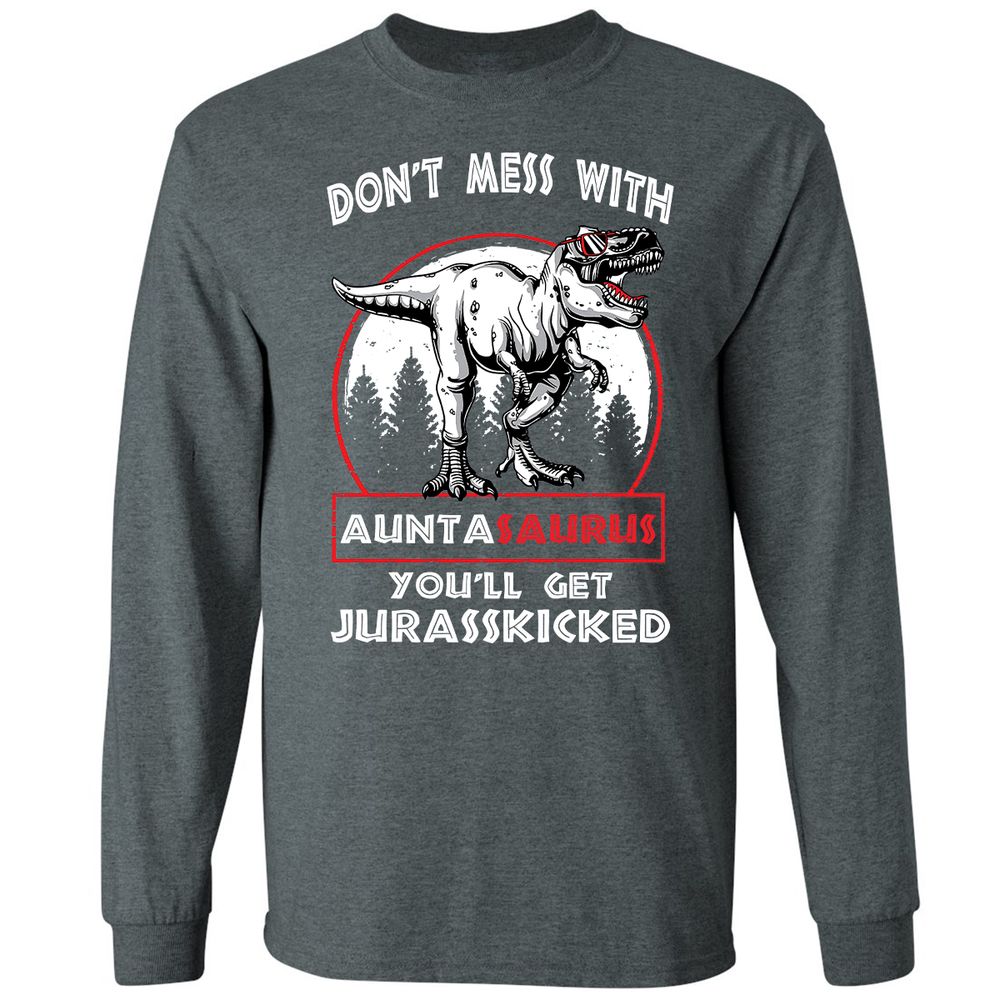 Long Sleeve T-Shirt - 3FSHT8SQ - Dark Heather - 15