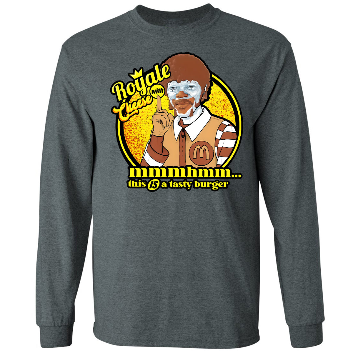 Long Sleeve T-Shirt - U4M9SDJ3 - Dark Heather - 15