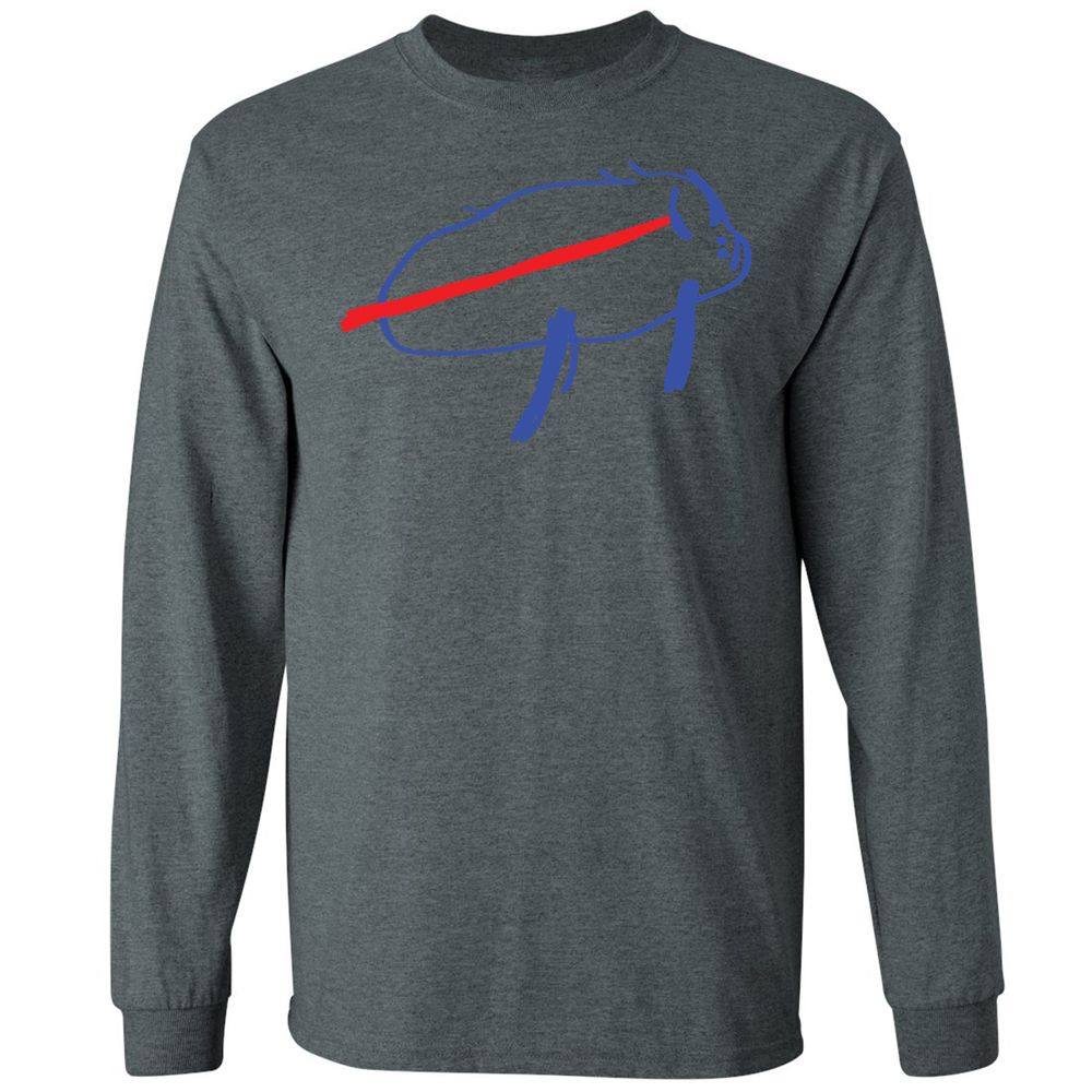 Long Sleeve T-Shirt - VQUGP89L - Dark Heather - 15