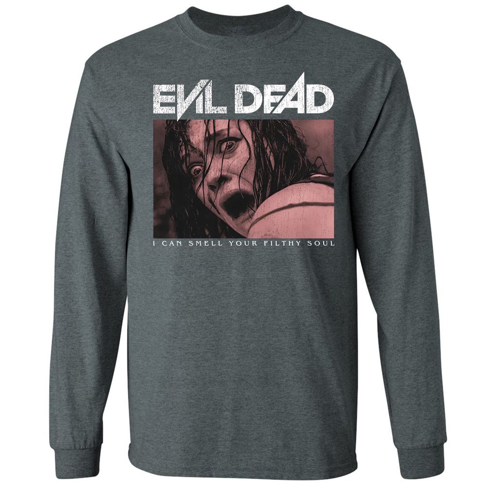 Long Sleeve T-Shirt - Black - Dark Heather - 15