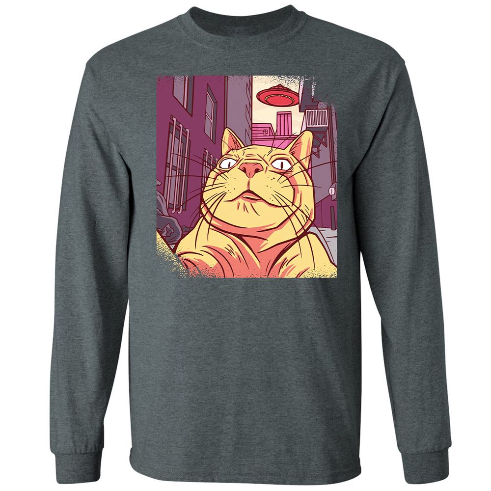 Long Sleeve T-Shirt - 7NTDVBCJ - Dark Heather - 15