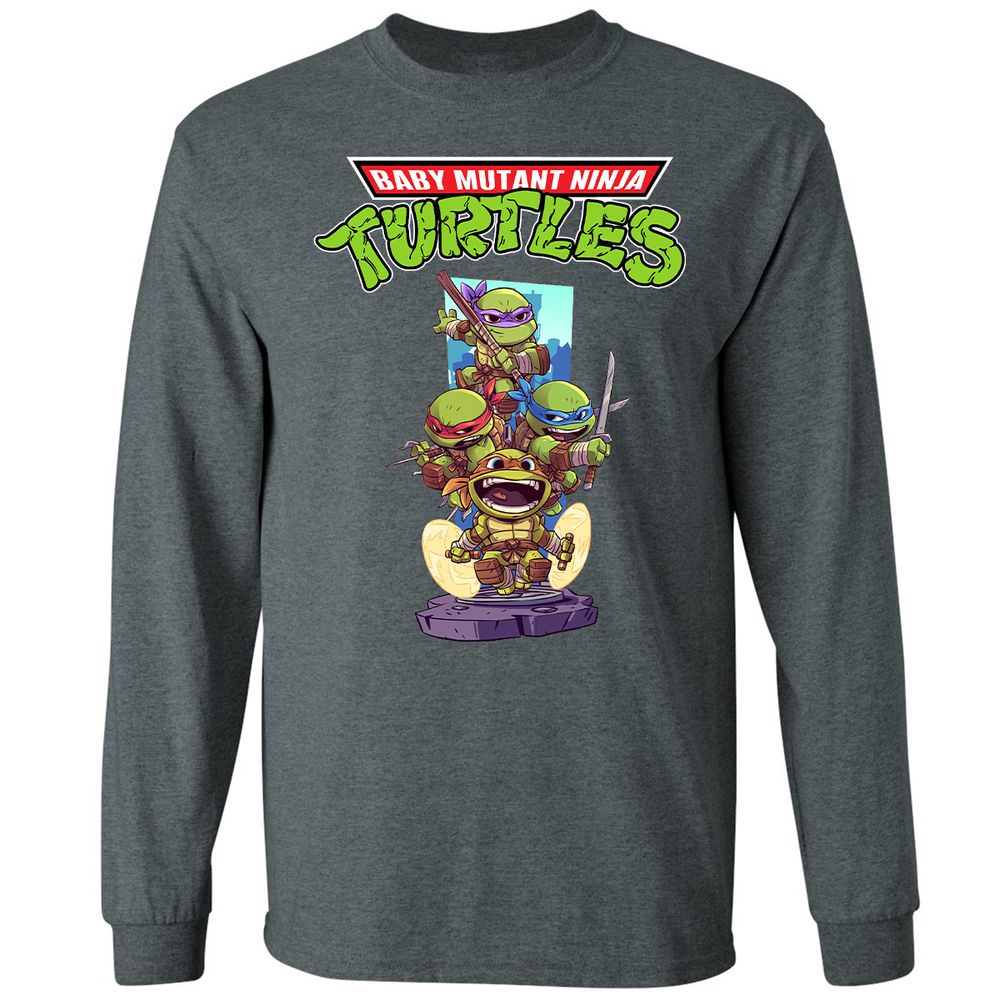 Long Sleeve T-Shirt - 67QUGFET - Dark Heather - 15