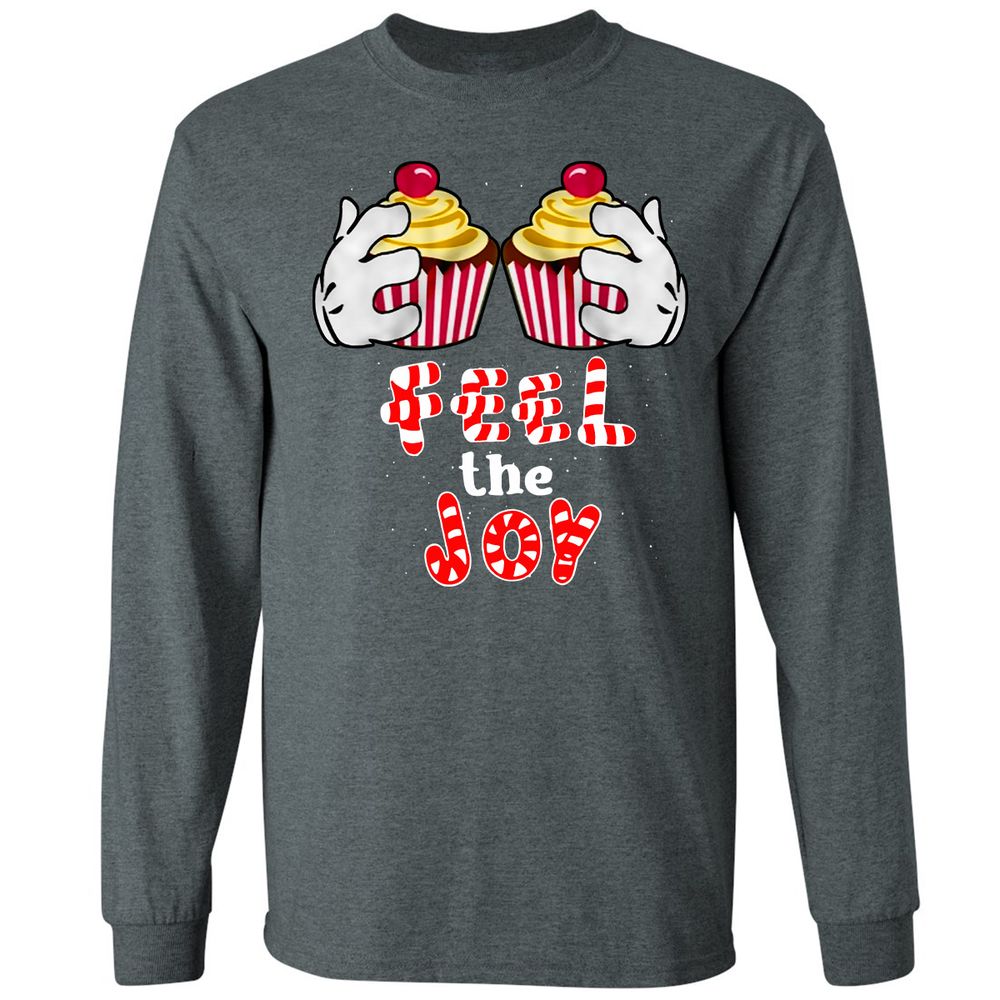 Long Sleeve T-Shirt - QG76XNEP - Dark Heather - 15