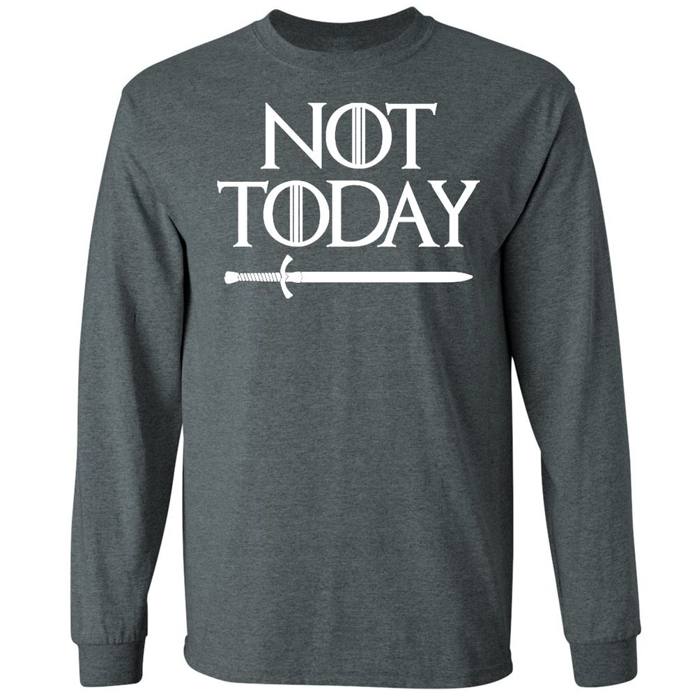 Long Sleeve T-Shirt - C67RZS65 - Dark Heather - 15