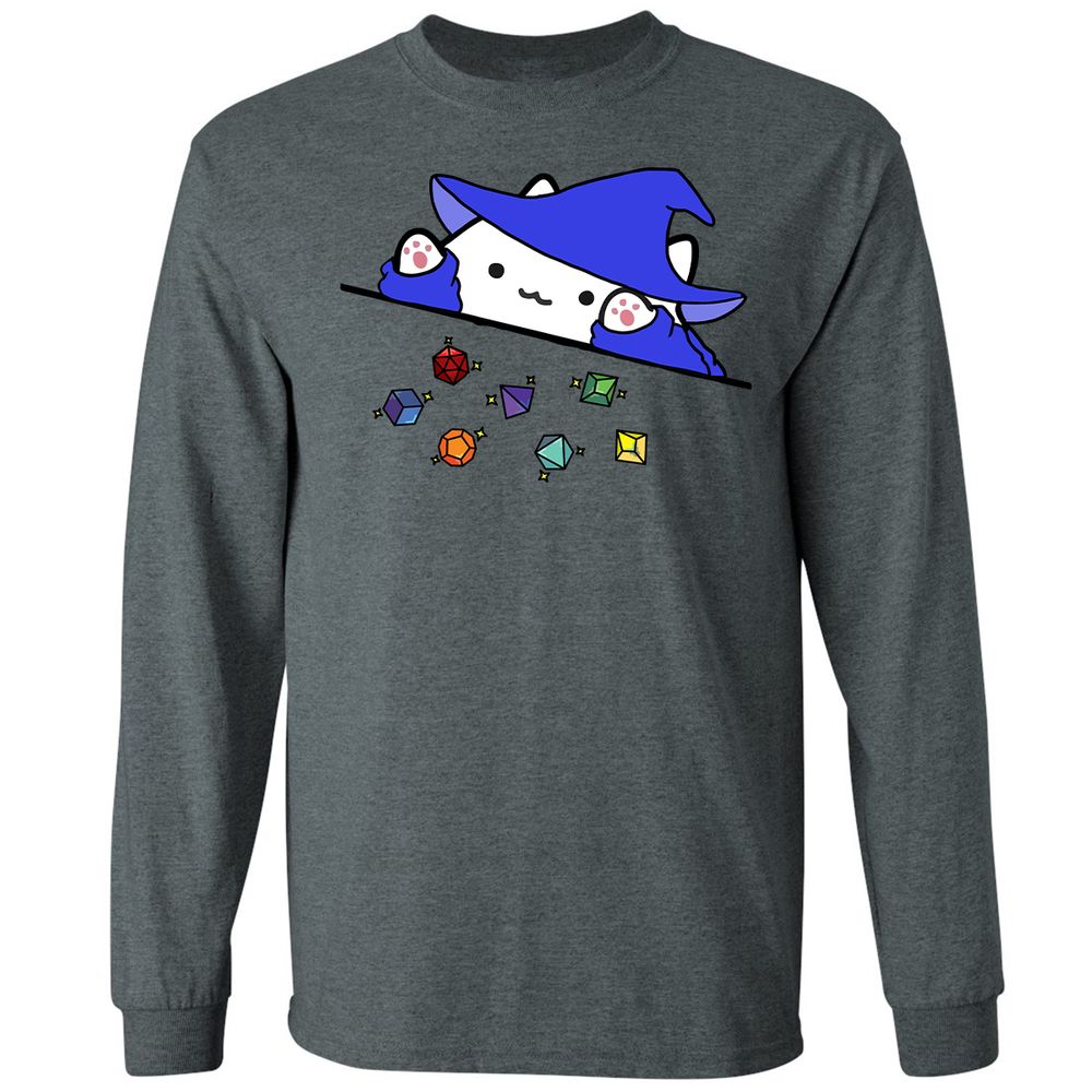 Long Sleeve T-Shirt - JM1DXRK4 - Dark Heather - 15