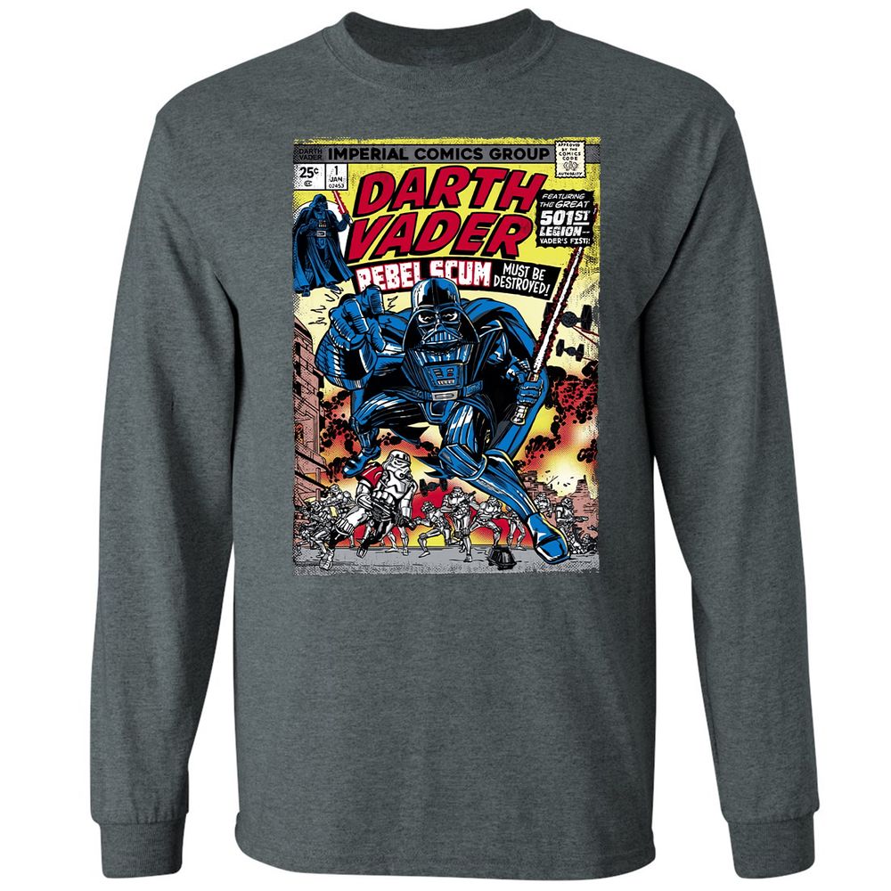 Long Sleeve T-Shirt - YBEEUHWB - Dark Heather - 15