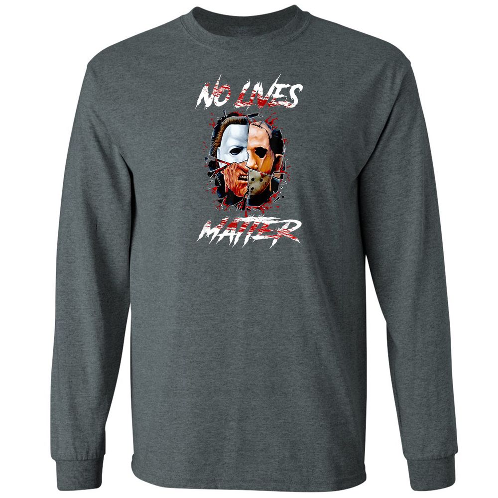 Long Sleeve T-Shirt - MD987JVH - Dark Heather - 15