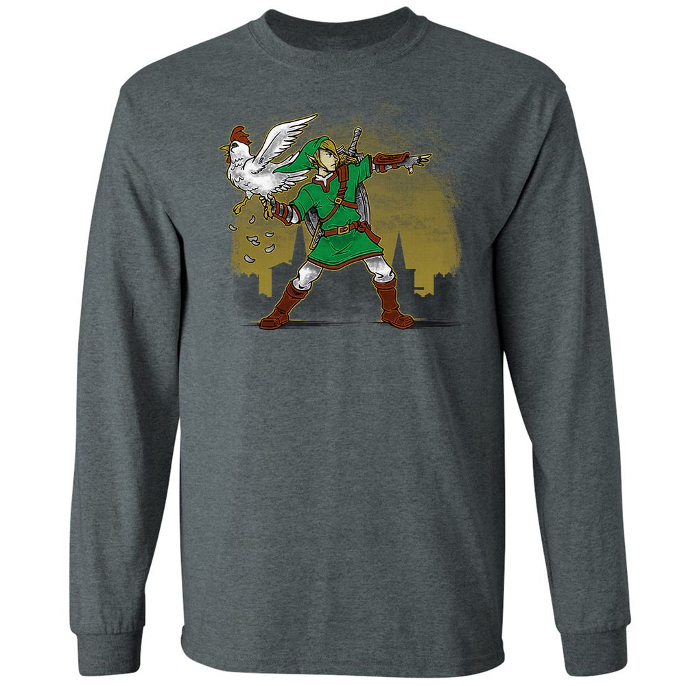 Long Sleeve T-Shirt - E6NVD2U5 - Dark Heather - 15