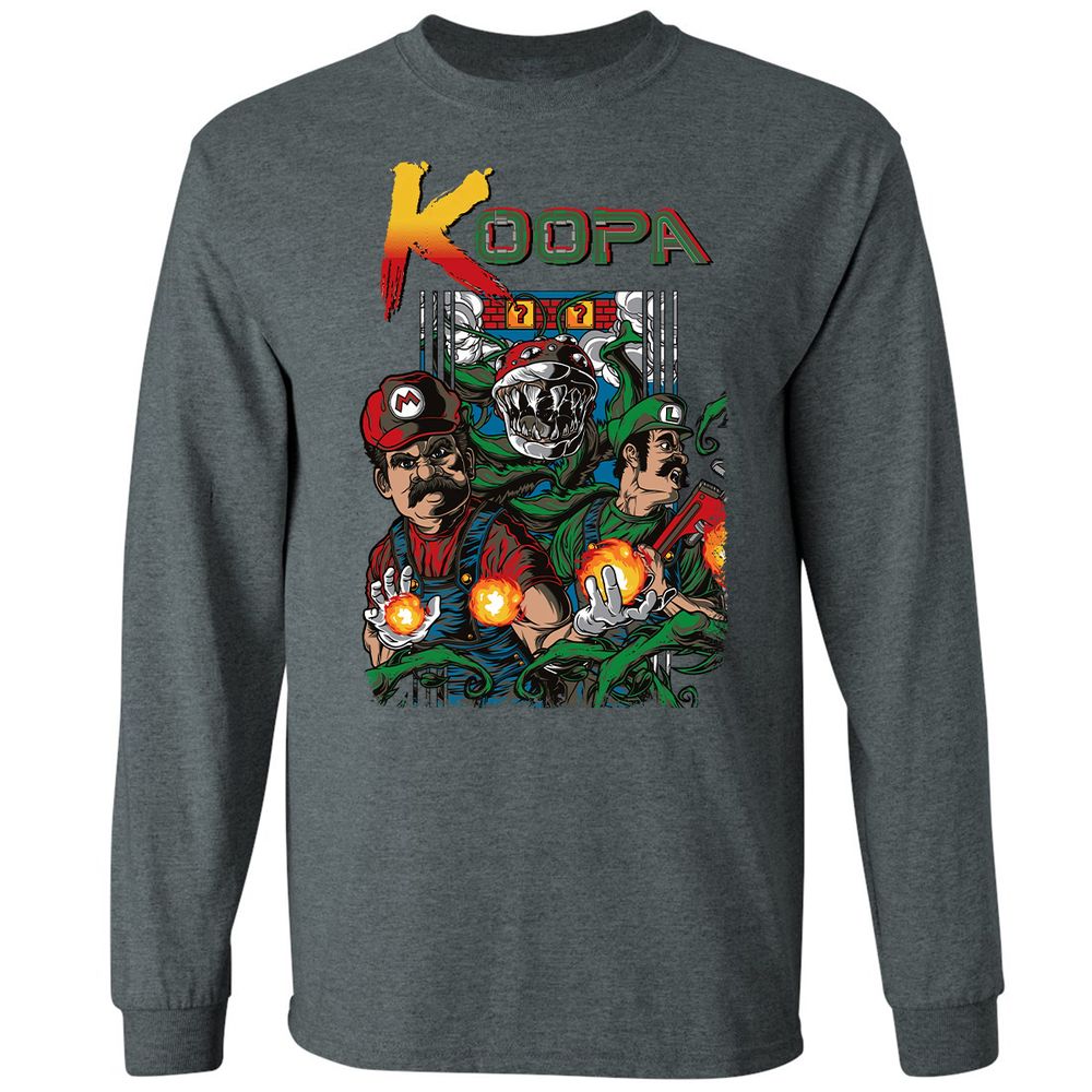 Long Sleeve T-Shirt - 6DQ7UEZJ - Dark Heather - 15