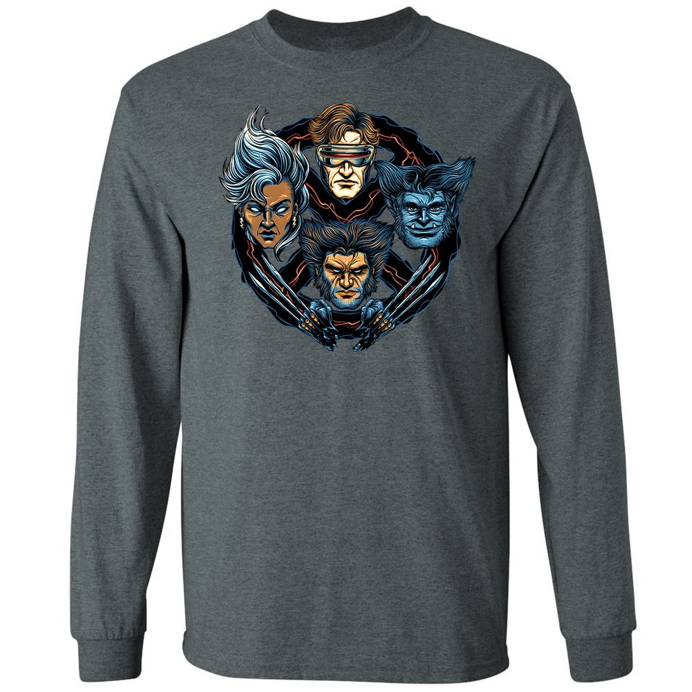 Long Sleeve T-Shirt - F3CBHWG2 - Dark Heather - 15