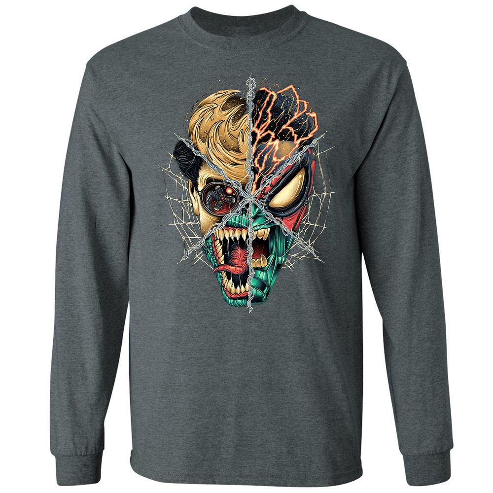 Long Sleeve T-Shirt - XV3M76V9 - Dark Heather - 15