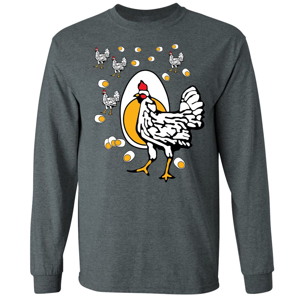 Long Sleeve T-Shirt - CBABV9TH - Dark Heather - 15