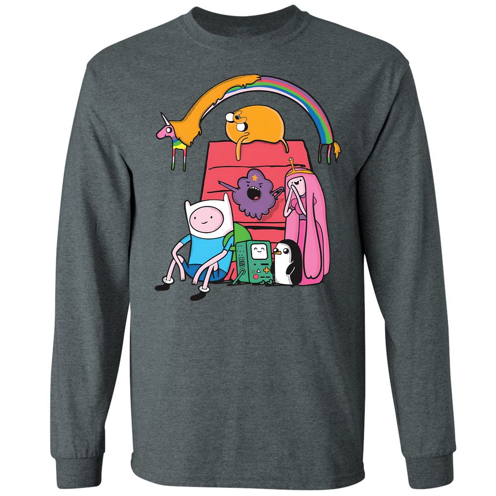 Long Sleeve T-Shirt - JS57J3HF - Dark Heather - 15