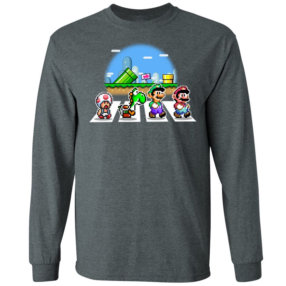 Long Sleeve T-Shirt - P9Z5XDJS - Dark Heather - 15