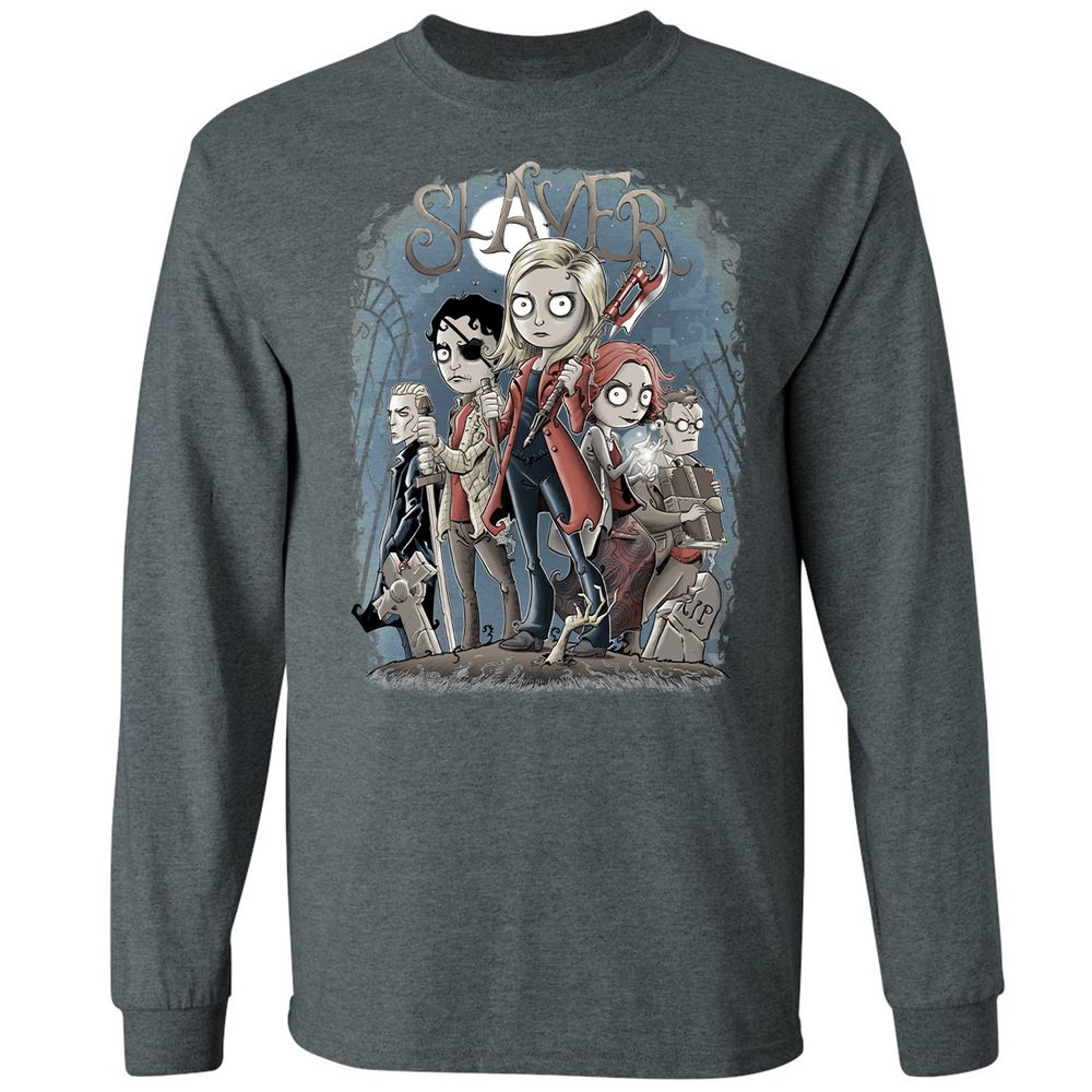 Long Sleeve T-Shirt - 6CUDQMPZ - Dark Heather - 15