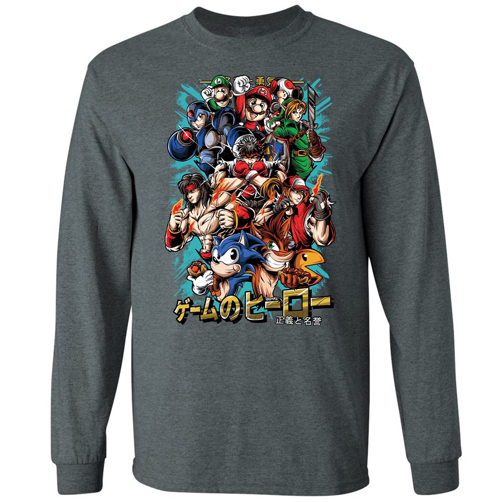 Long Sleeve T-Shirt - MCNPJ5W3 - Dark Heather - 15