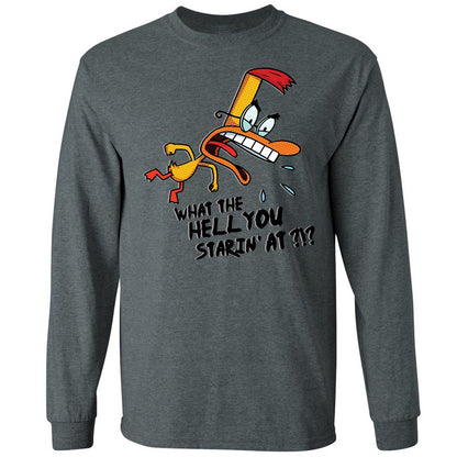 Long Sleeve T-Shirt - E44SDB72 - Dark Heather - 15