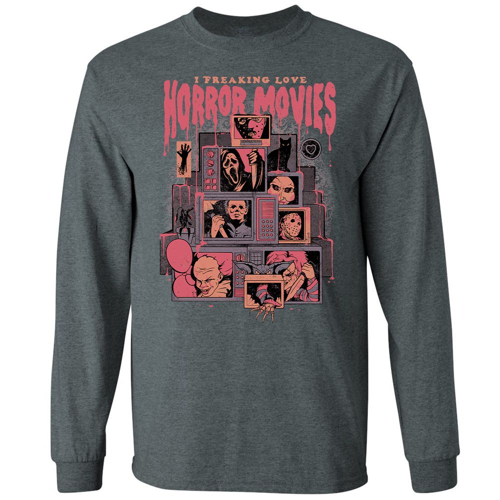 Long Sleeve T-Shirt - R9GCUXUL - Dark Heather - 15