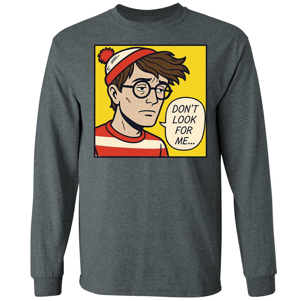 Long Sleeve T-Shirt - NQSVM9PG - Dark Heather - 15