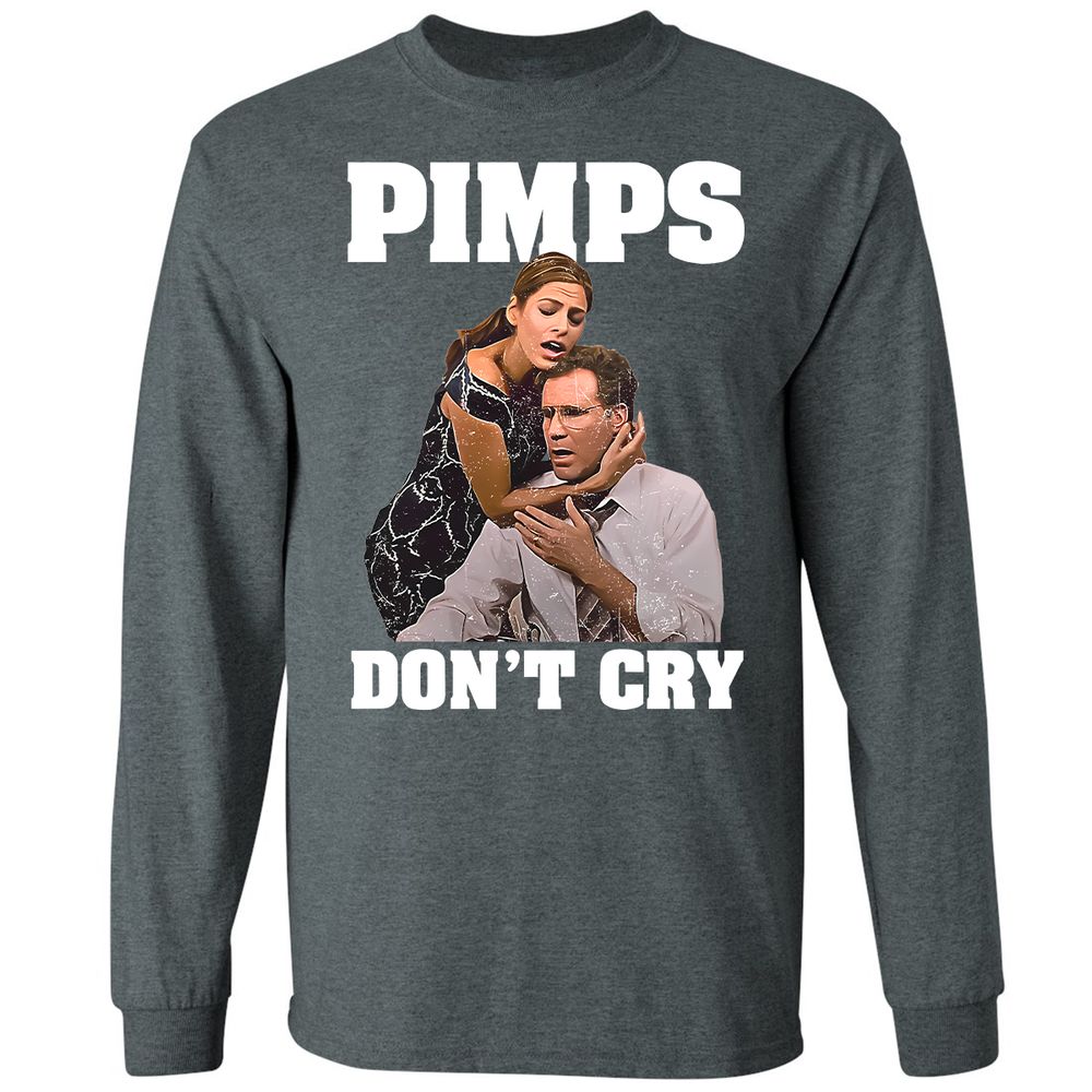 Long Sleeve T-Shirt - G7PZFBJ7 - Dark Heather - 15