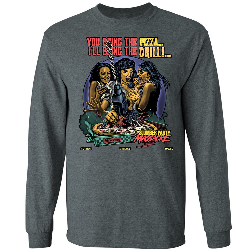 Long Sleeve T-Shirt - WVC5Q7X5 - Dark Heather - 15