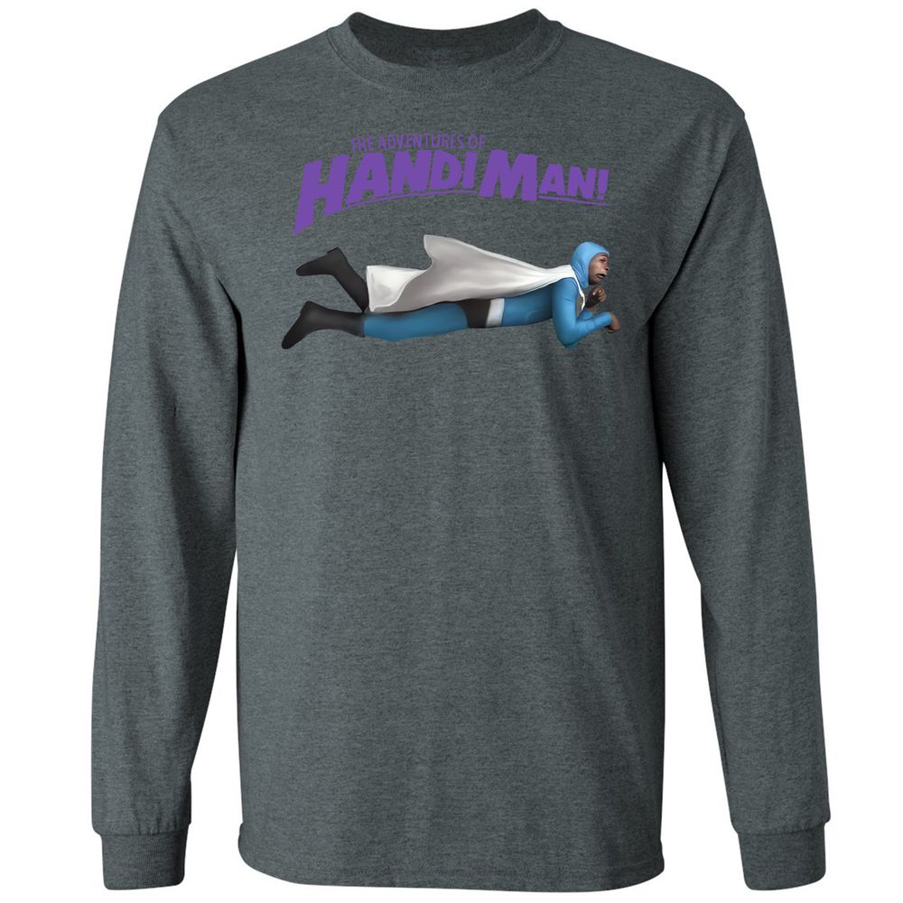 Long Sleeve T-Shirt - BXS9GBJU - Dark Heather - 15