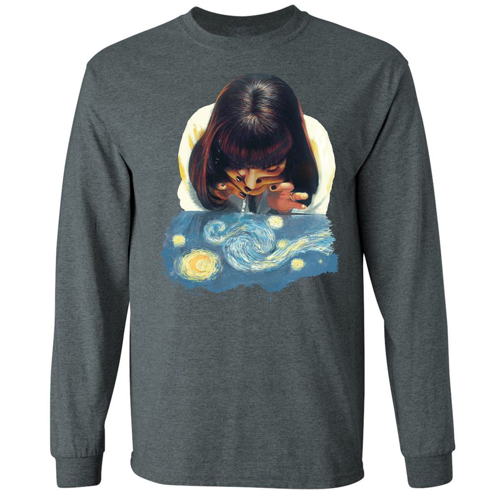 Long Sleeve T-Shirt - ZKT5D44S - Dark Heather - 15