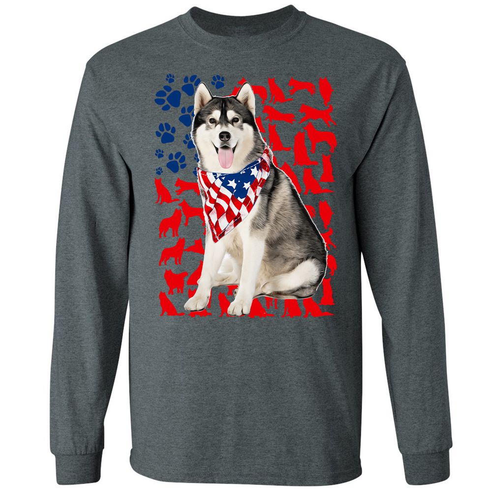 Long Sleeve T-Shirt - GG1JBGYU - Dark Heather - 15