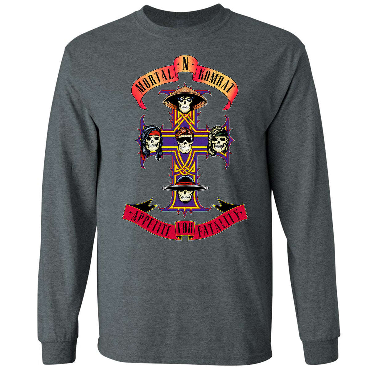 Long Sleeve T-Shirt - 7EY6KMSV - Dark Heather - 15