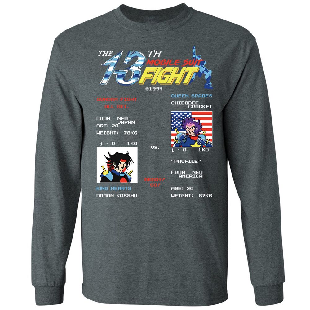 Long Sleeve T-Shirt - 45TJH3RE - Dark Heather - 15