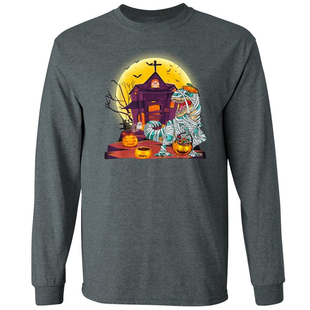 Long Sleeve T-Shirt - 6HC4EKHY - Dark Heather - 15